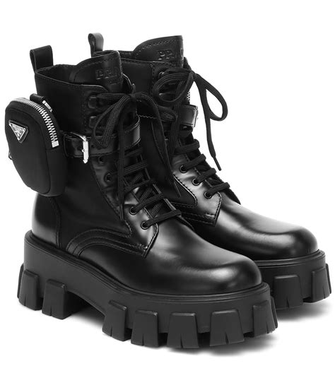 prada bottes homme|prada leather ankle boots.